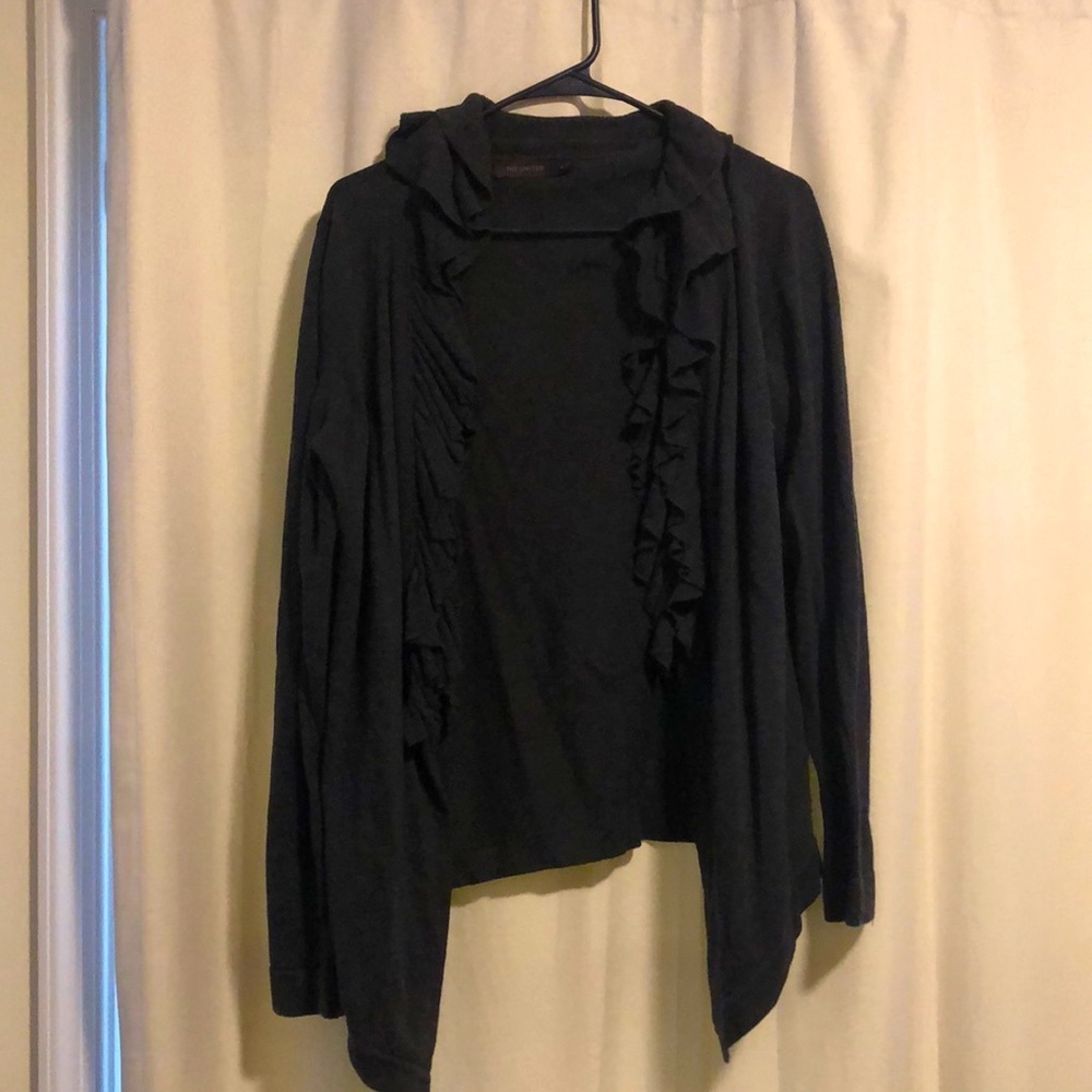The Limited Medium Dark Gray Cardigan